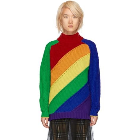 burberry sweater rainbow